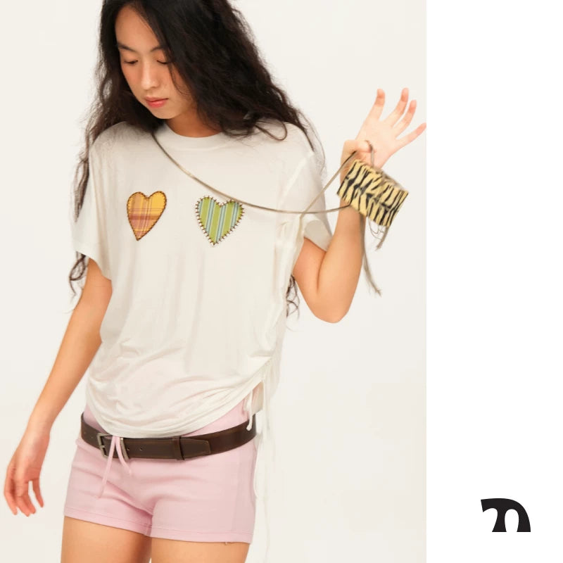 Breathing silk tee