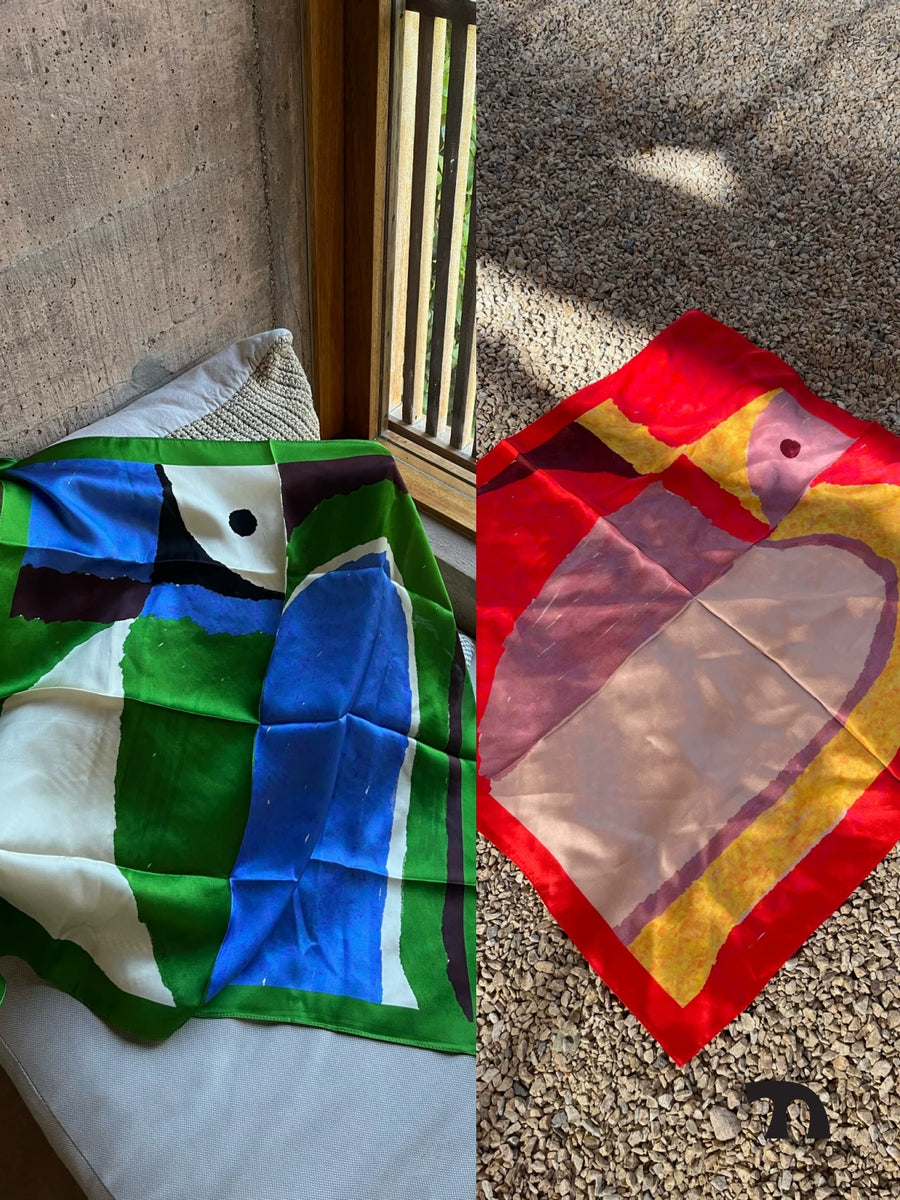 TN silk square scarf