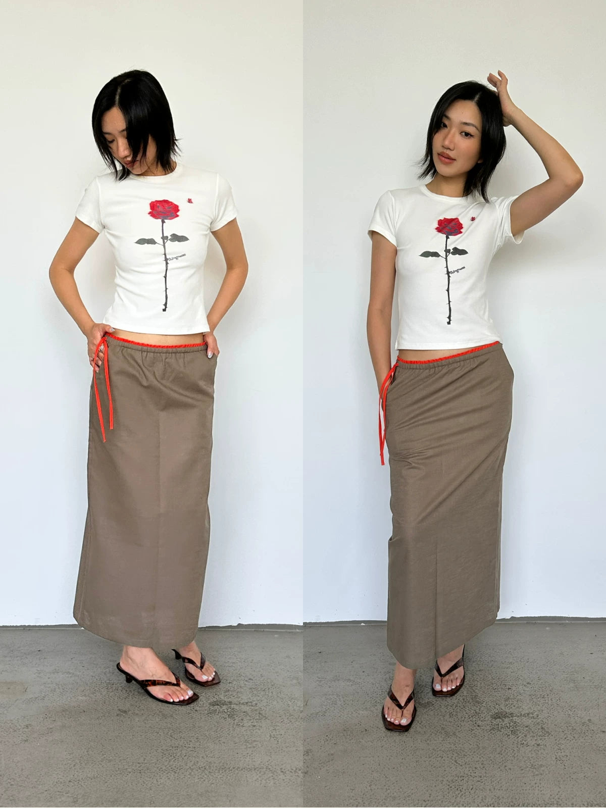 One rose tee