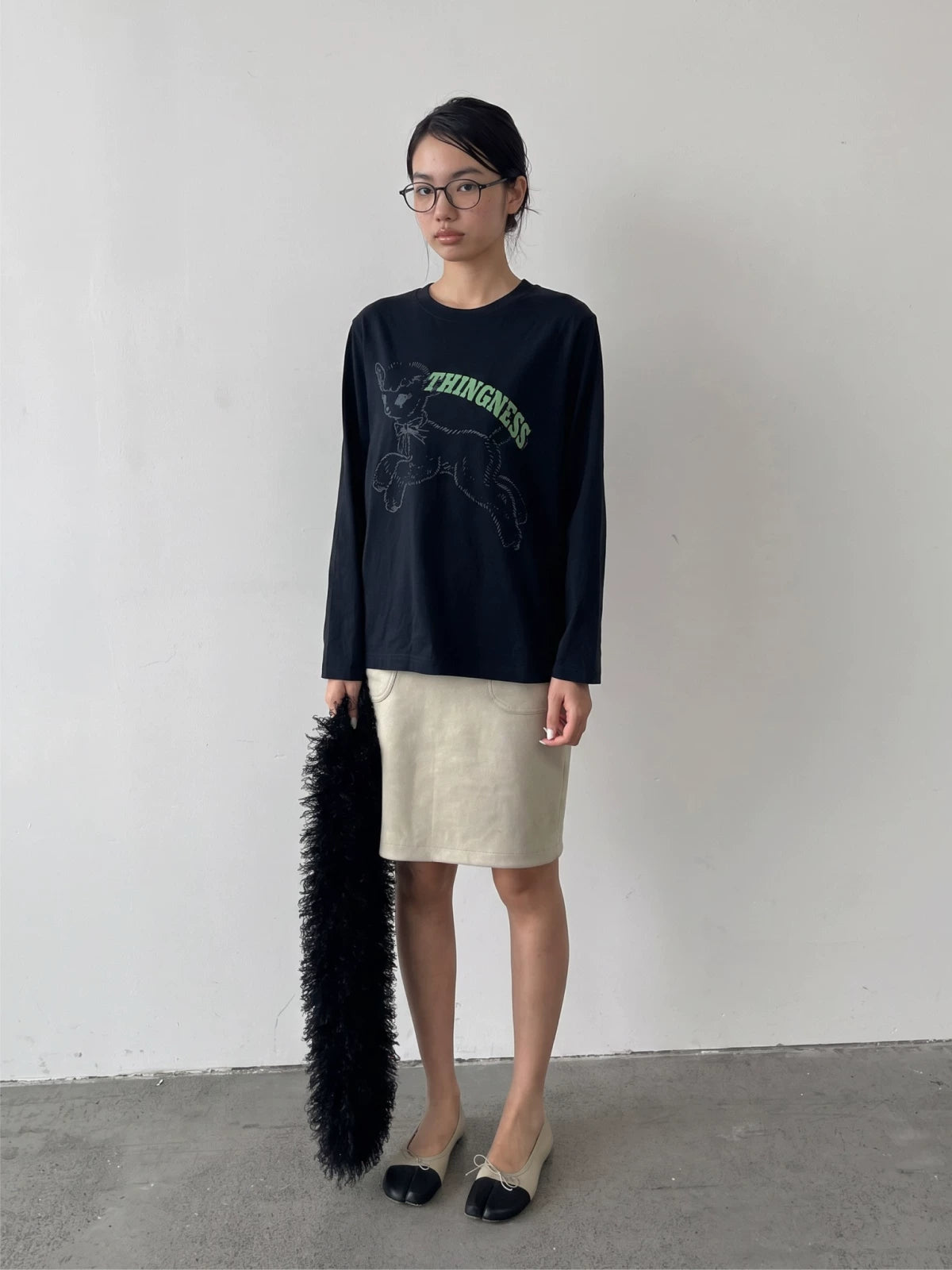 Running sheep long sleeve tee