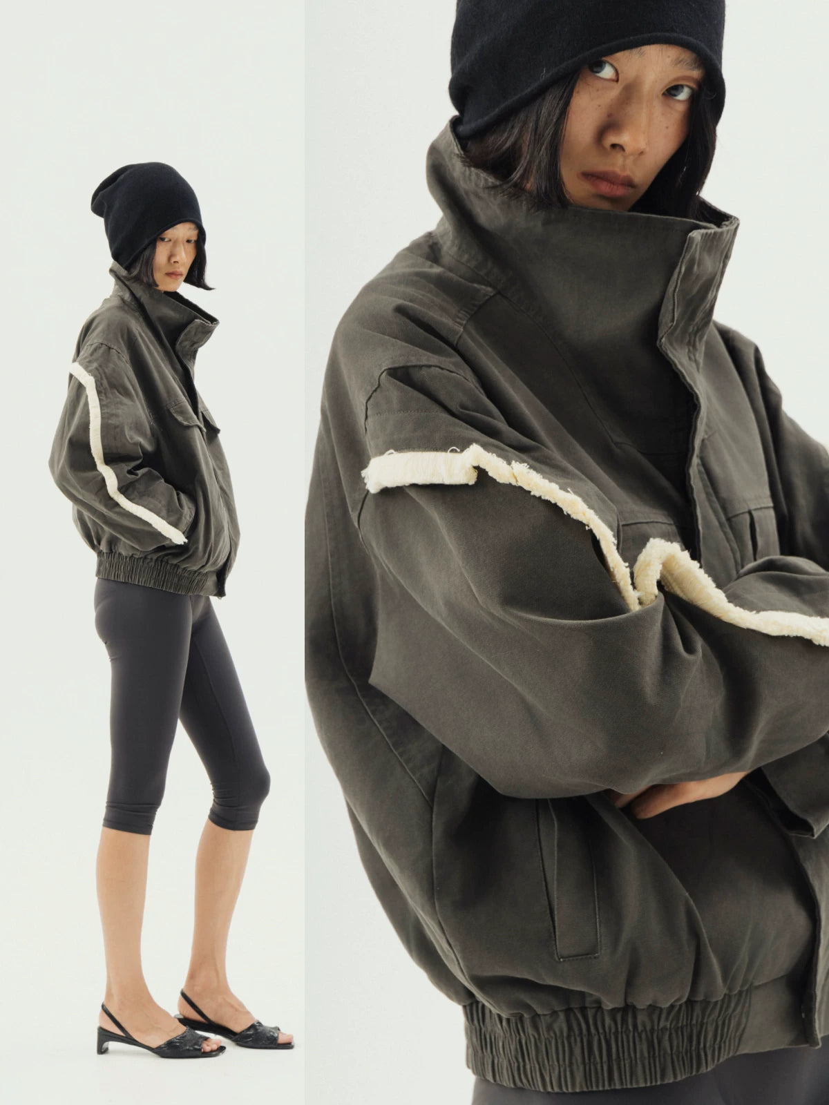 Fringe sleeve jacket