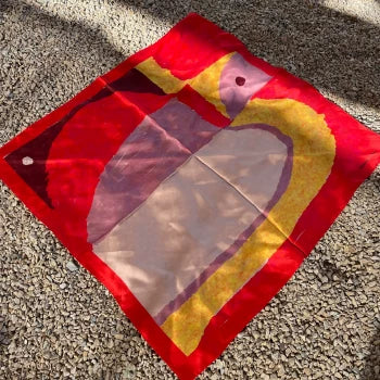 TN silk square scarf