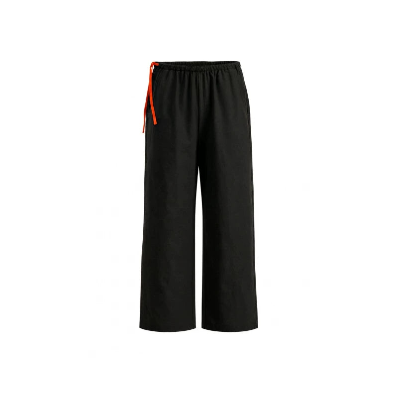 Linen drawstring trouser