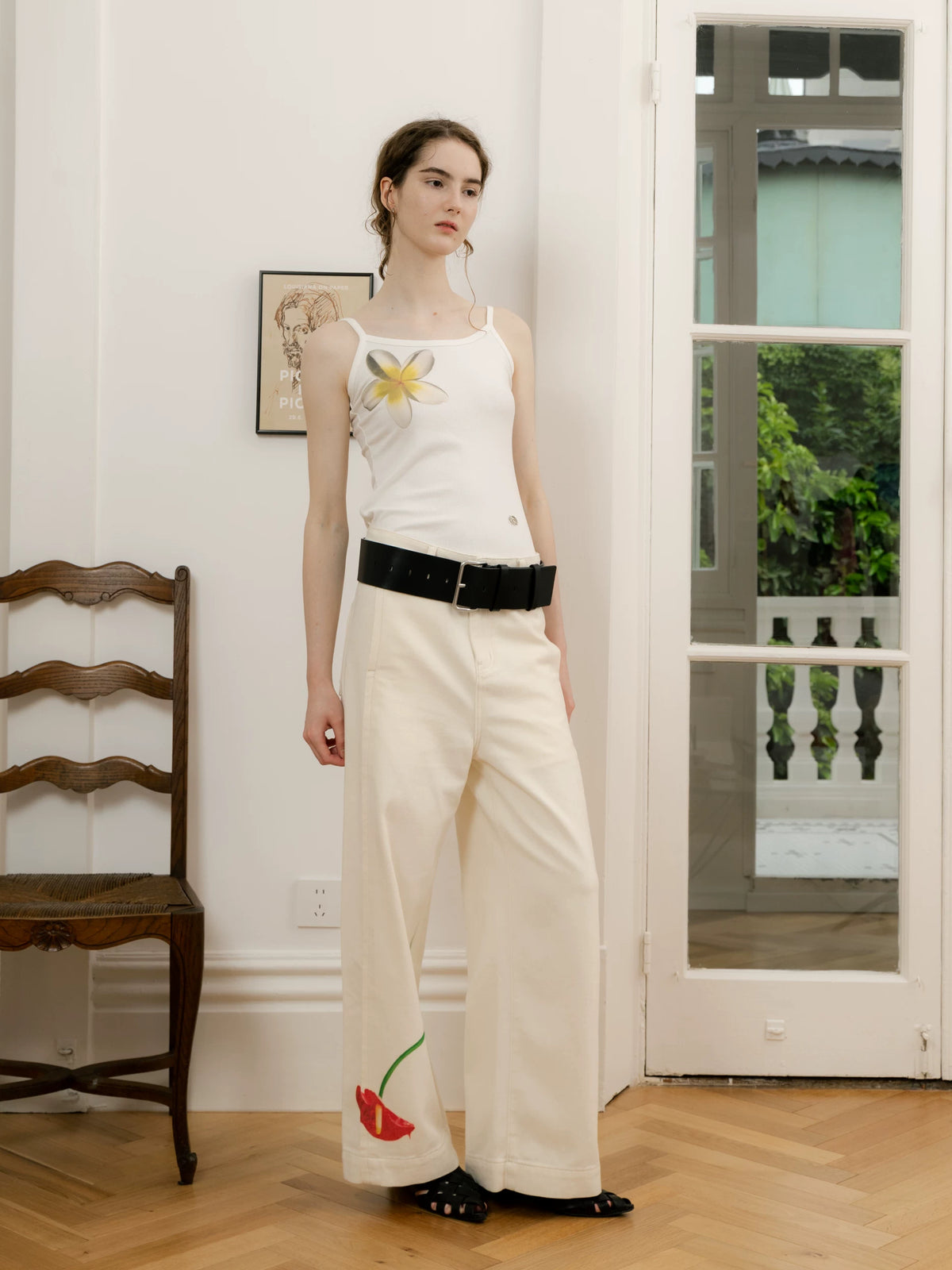 Frangipani cami top