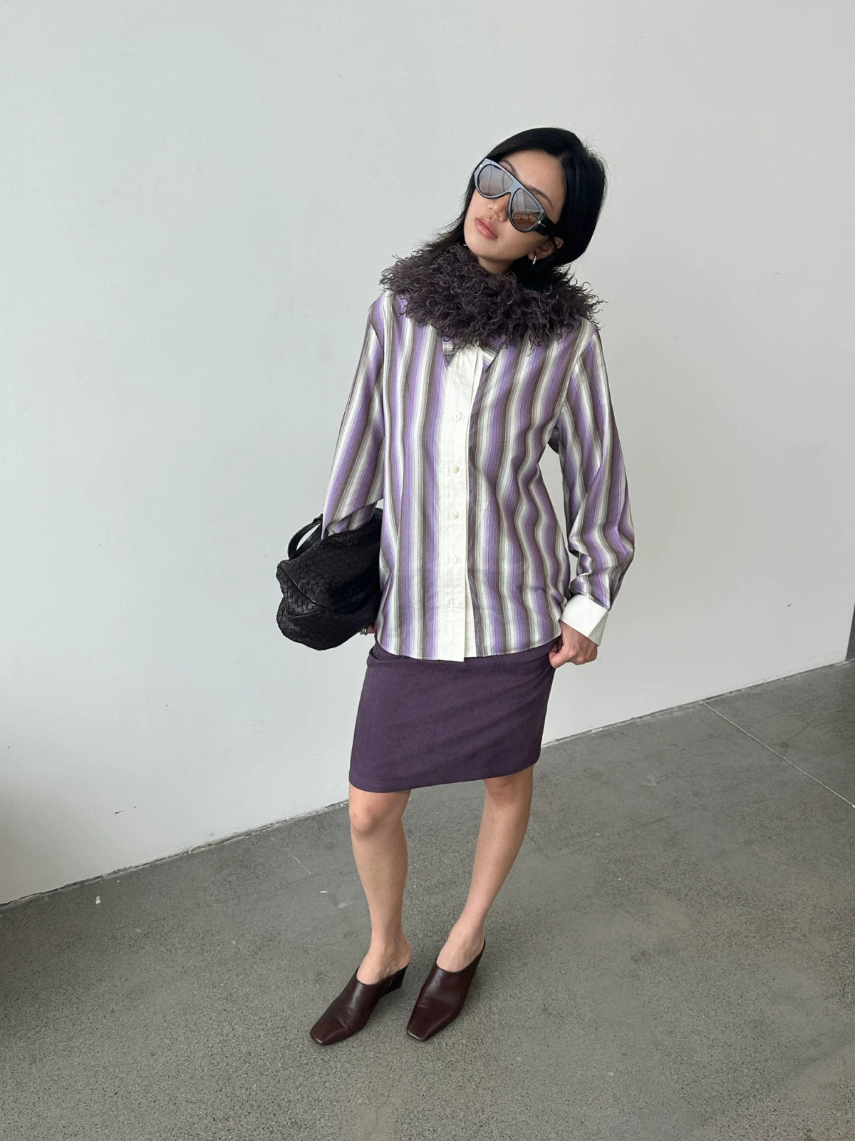Gradient stripe shirt