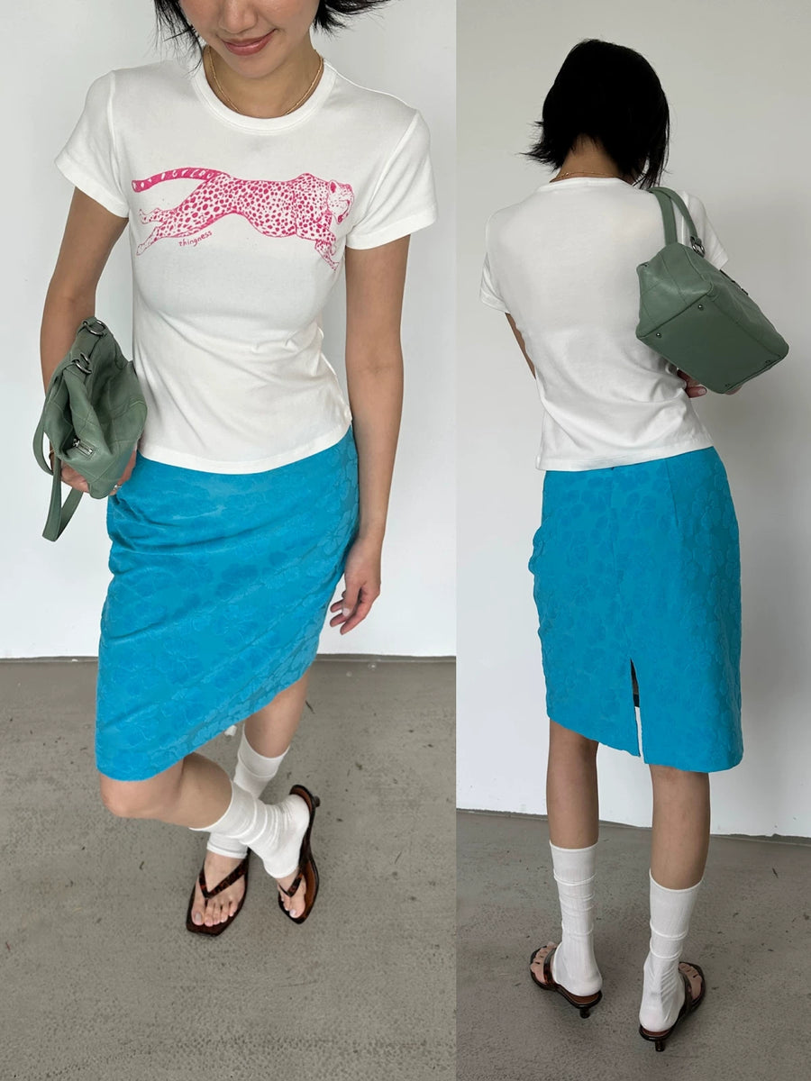 Terry flower skirt