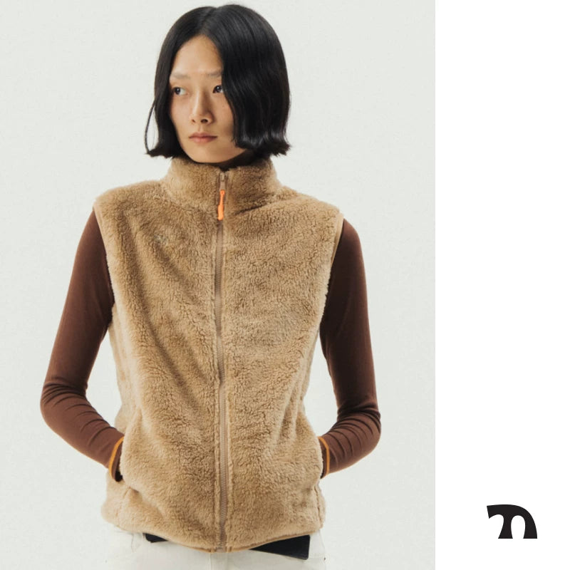 Fleece zip vest