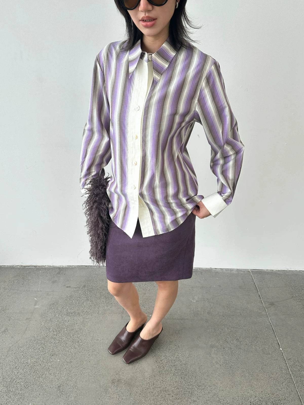 Gradient stripe shirt